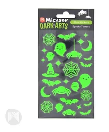 Micador Glow Stickers Spooky Eyes - Green