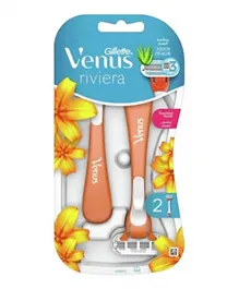 Venus Gillette Venus Riviera Disposable Razor - Pack of 2