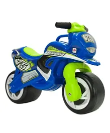 إنجوسا - دراجة نارية تاندرا تورنيدو للأطفال بالضغط بالقدم - أزرق