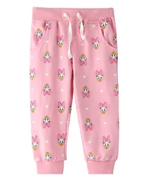 Disney Daisy Duck All Over Printed Joggers - Pink