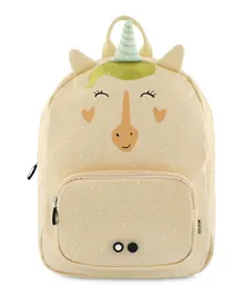 Trixie Mrs. Unicorn Backpack Cream - 12 Inch
