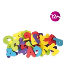 Nuby Bath Letters and Numbers Assorted Colours - Pack of 36 Pieces
