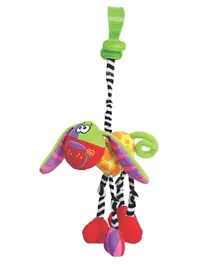 Playgro Zany Zoo Wonky Wigglers Dog Pacifier Clip - Multicolour