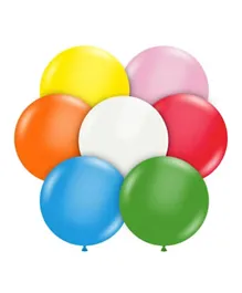 Unique Assorted With White Balloon  - Pack of 50