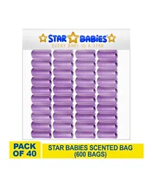 Star Babies Scented Bags - Pack of 40