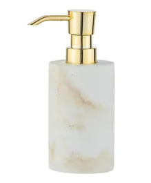 Wenko Soap Dispenser Mod. Odos - White and Gold