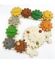 Plan Toys Wooden Sustainable Play Gear Puzzle - 22 Pieces