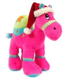 Fay Lawson Camel Dark Pink with Santa Hat - 18 cm
