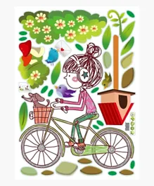 HomeBox Rarity Bicycle Ride Reusable Wall Sticker