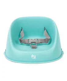 Ingenuity My Spot Baby Booster Seat, Easy Clean, 3-Point Harness, Washable Removable Straps, 6 Months+, 38.3 x 36.3 x 20.5 cm - Teal