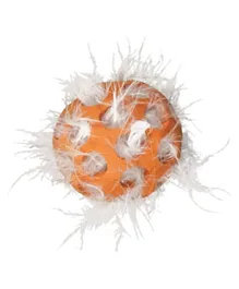 JW Cataction Feather Ball Cat Toy