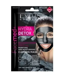 EVELINE Hydra Detox Purifying & Moisturising Carbon Mask