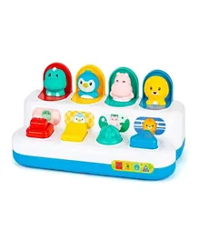 Huanger Baby Pop Up Peek A Boo Activity Vehicles Toy