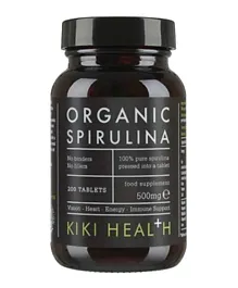 KIKI Organic Spirulina -­ 200 Tablets