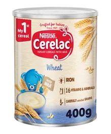 Nestle Cerelac Infant Cereals With Iron+ Wheat - 400g