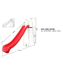 Myts Mega Straight Slide for Kids - Red