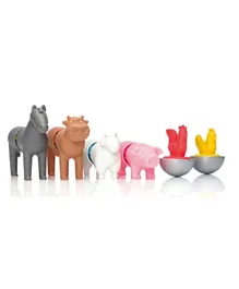 SmartMax My First Farm Animals Magnetic Discovery Building Construction Set - 16 Pieces