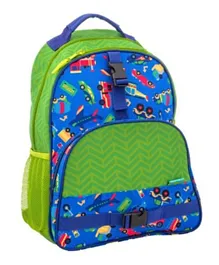 Stephen Joseph All Over Print Backpack Green - 16 Inches