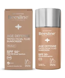 Beesline Age Defence Tinted Facial Fluid Sunscreen SPF50+ - 40mL