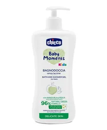 Chicco Baby Moments Bath and Shower Gel No Tears for Kids - 500mL