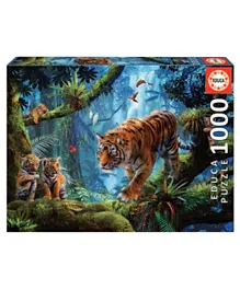 Educa Tigers In The Tree Puzzle - 1000 Pieces