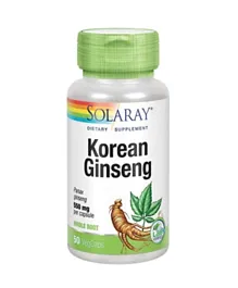 Solaray Korean Ginseng Capsules - 50 Pieces