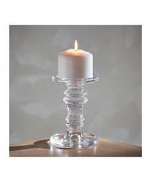 HomeBox Ezra Clear Glass Candleholder