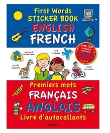 First Words Sticker Books - English French