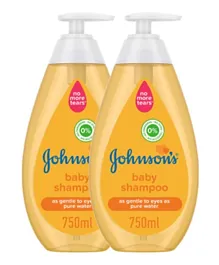 Johnson & Johnson Baby Shampoo Pack of 2 - 750mL Each