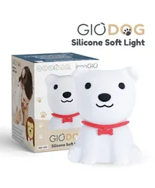 Innogio Gio Dog Kids Silicone Night Light - White