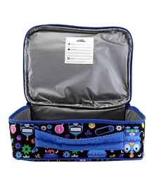 Smily Kiddos Multi Compartment Lunch Bag -  Blue Black
