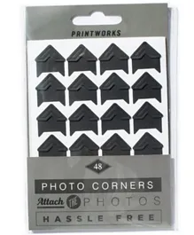 Printworks Photo Album Photo Corners - Black