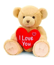 Keel Toys Snuggles Bear with Heart - 25cm