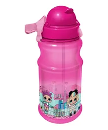 LOL Surprise Transparent Water Bottle Pink - 500mL