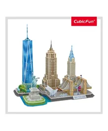 CubicFun City Line New York 3D Puzzles - 114 Pieces