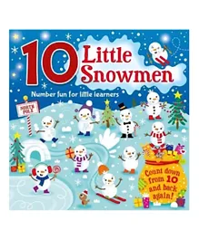 10 Little Snowmen - Blue
