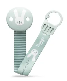 Suavinex Soother Clip with Ribbon - Hygge Green