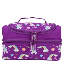Smily Kiddos Dreamland Double Decker Lunch Bag - Purple
