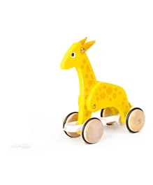 Hape Push and Pull Giraffe Wooden Pull Along Toy