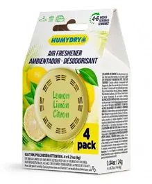 Humydry Lemon Disc Air Freshener - Pack of 4