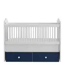 Belis Nino Convertible Baby Bed with Drawers Marina - 50 x 100 cm