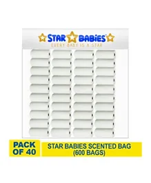 Star Babies Scented Bags - Pack of 40