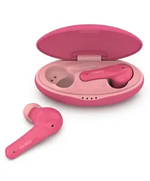 Belkin Soundform Nano Wireless Earbuds for Kids - Pink