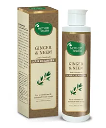 Mother Sparsh Ginger & Neem Anti-Dandruff Hair Cleanser - 200mL