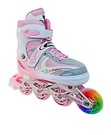 JASPO Sparkle Inline Skates Shoes Medium - Pink