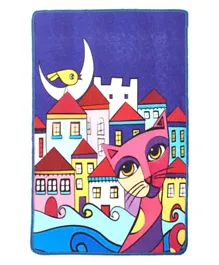Biggdesign Owl & City Door Mat - Multicolor