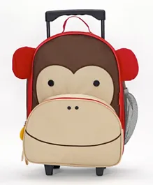 Skip Hop Monkey Zoo Kids Rolling Luggage - 16 Inches