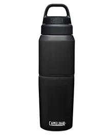 CamelBak MultiBev 2 in 1 Insulated Stainless Steel Bottle and Cup Black - 500mL