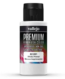 Vallejo Premium Airbrush Color 62.061 White Primer - 60mL