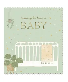 Pigment Baby Nursery Leaving Have A Baby  Greeting Card